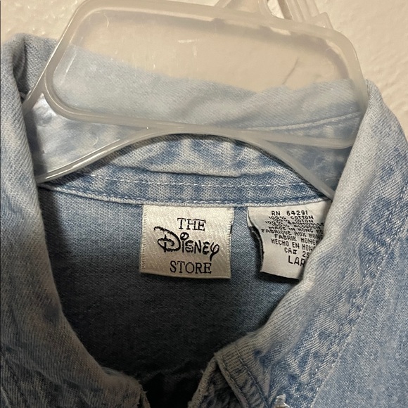 Disney Vintage Denim Blue Shirt with Embroidered Design - Picture 4 of 8